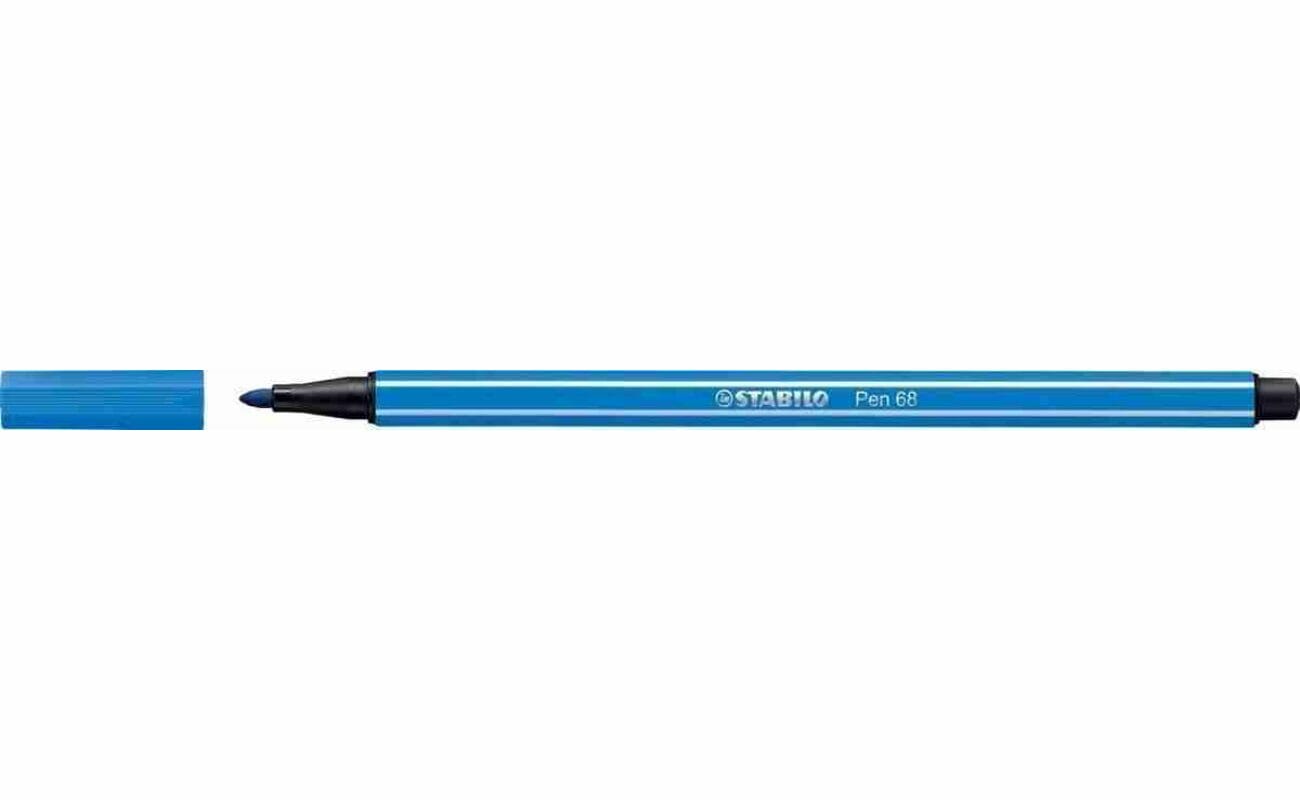 Stabilo pen 68 feutre, bleu foncé 68/41