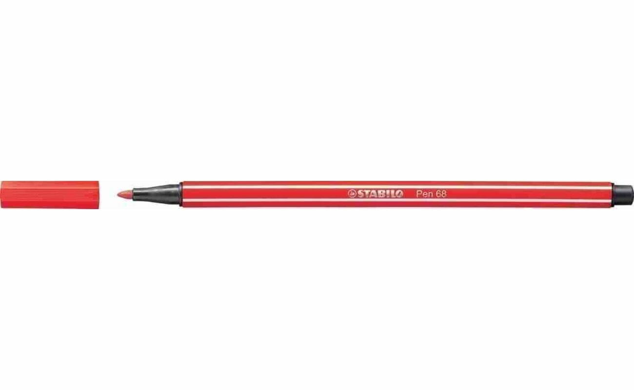 Stabilo pen 68 feutre, rouge carmin 68/48