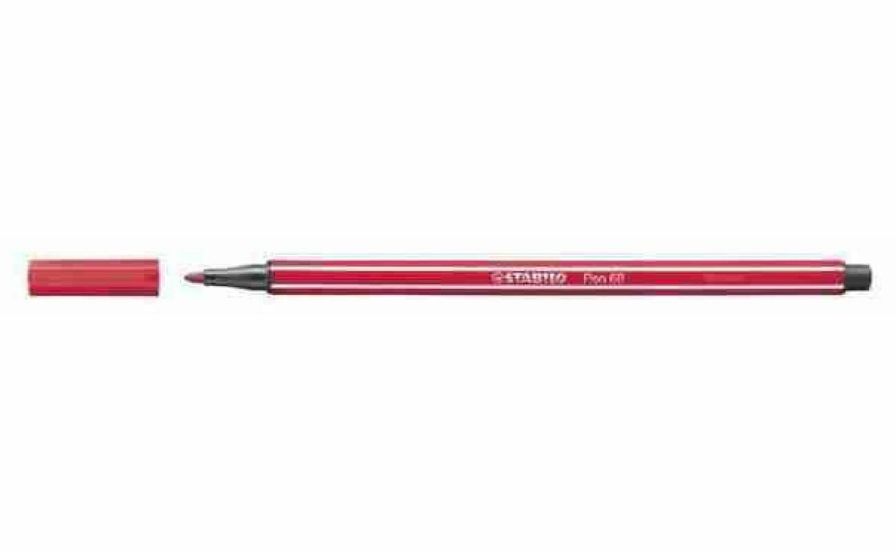 Stabilo pen 68 rouge foncÉ 68/50