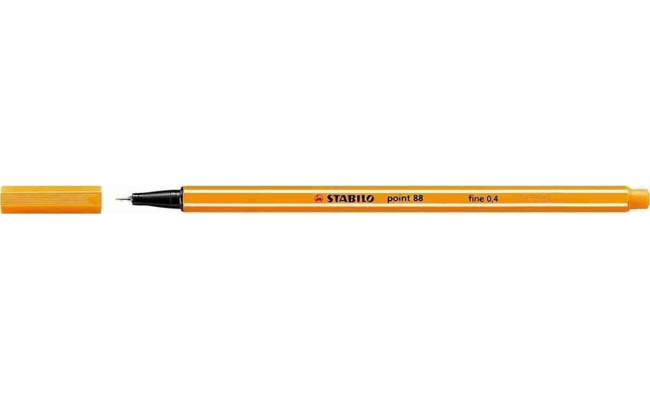 Stabilo point 88 fineliner, orange 88/54