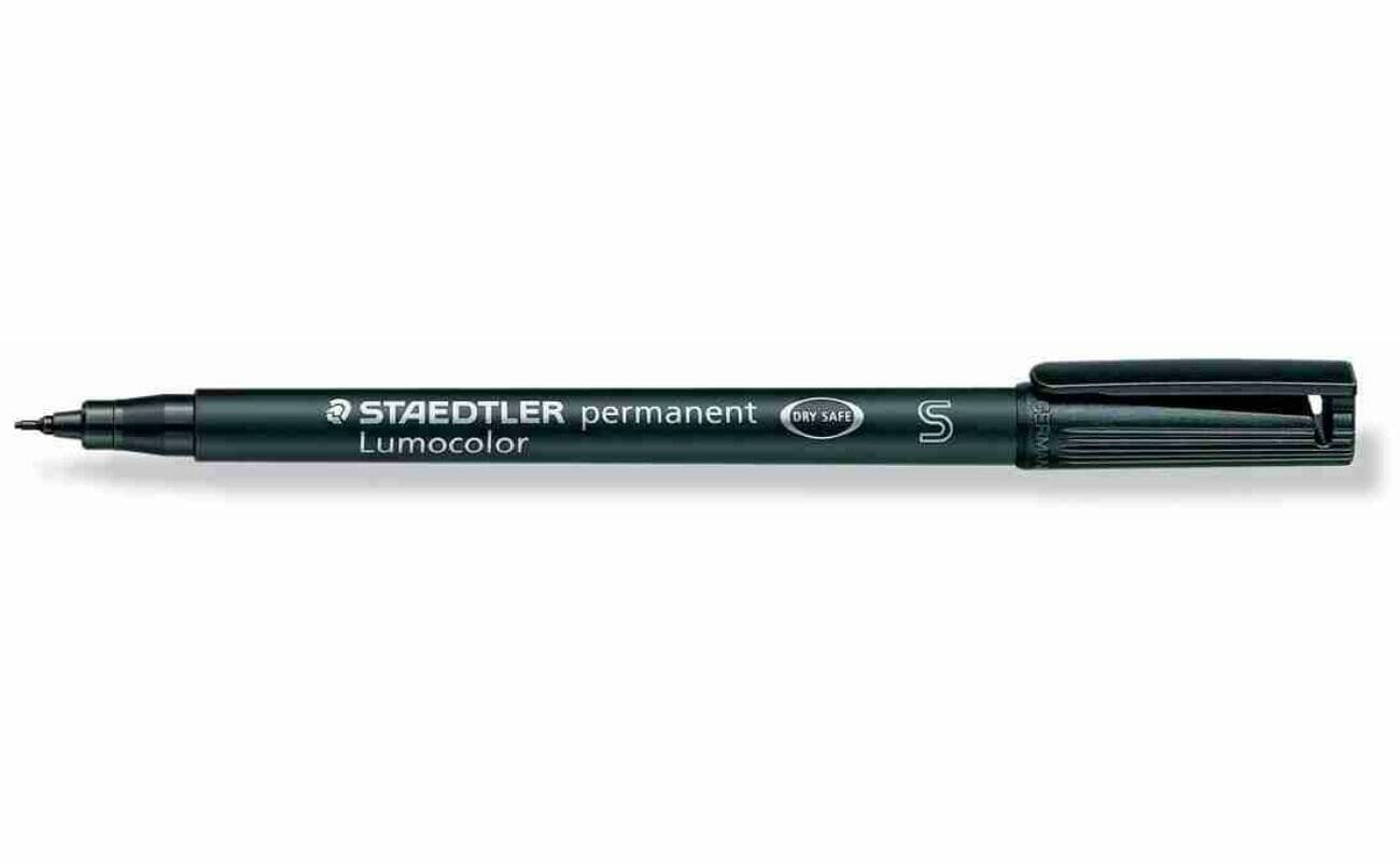 Staedtler marqueur ohp lumocolor permanent, extra fine 0,4 mm – noir