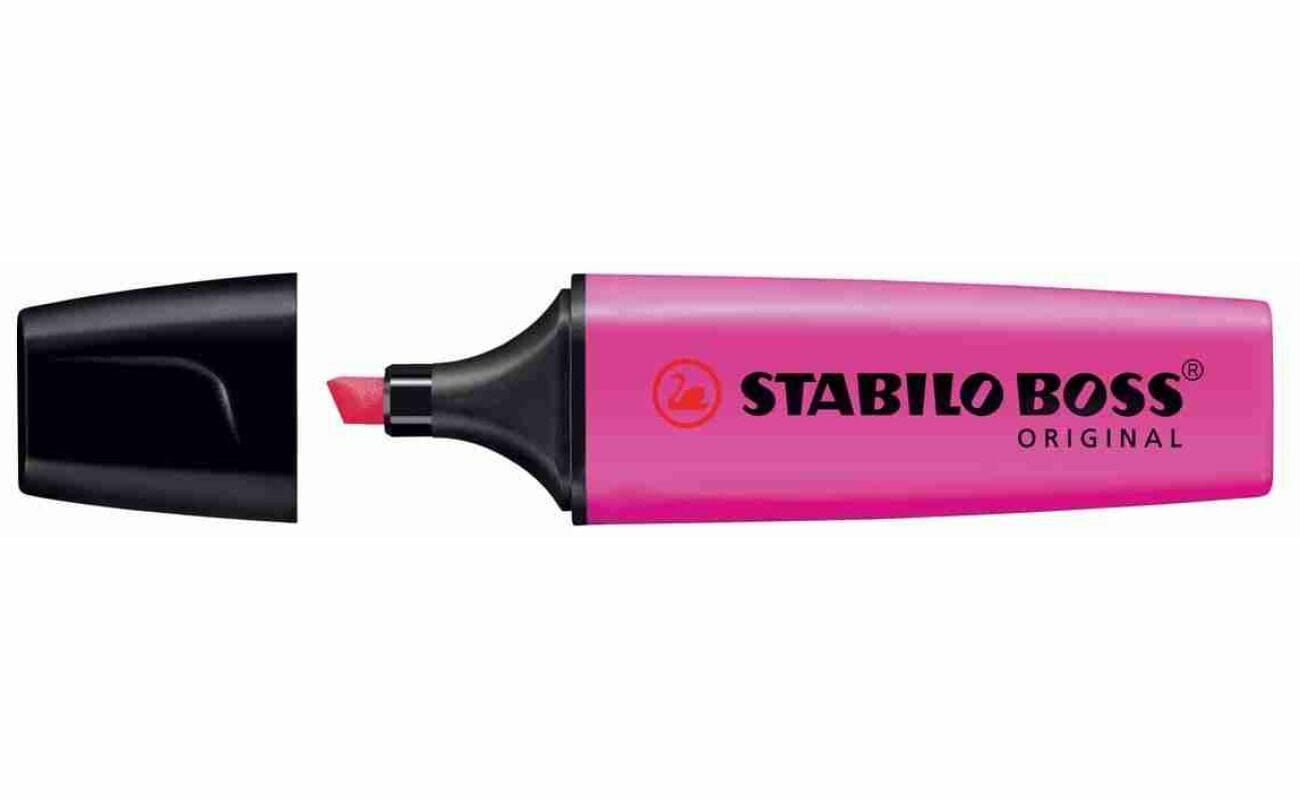 Surligneur stabilo boss original lilas