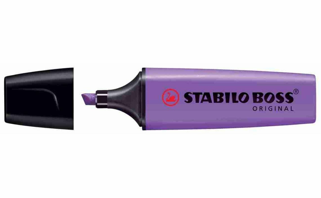 Surligneur stabilo boss original violet
