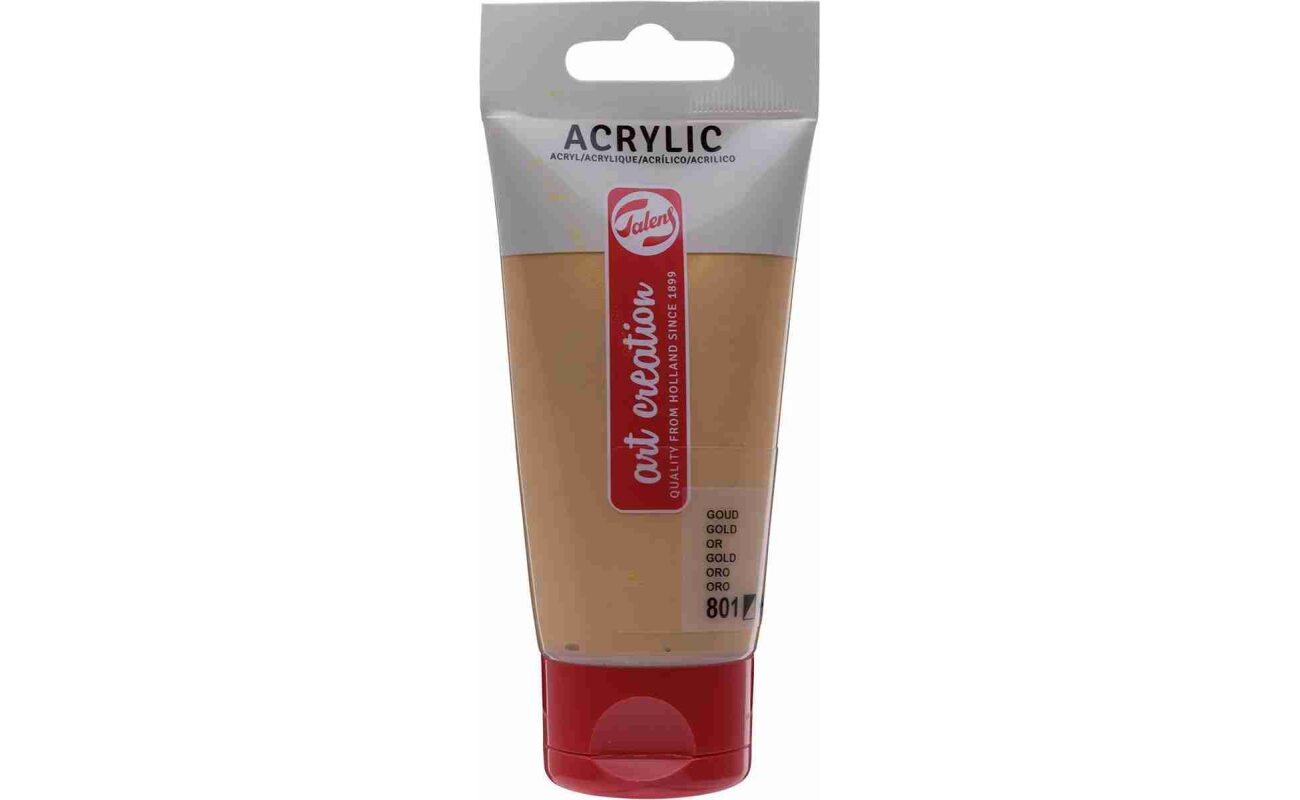 Talens art creation peinture acrylique tube de 75 ml, or
