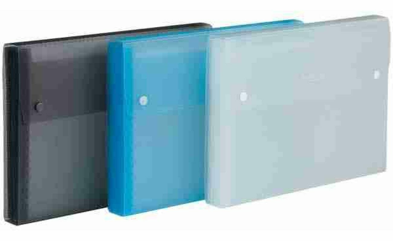 Trieur pentel 13 compartimentstransparent couleurs assorties