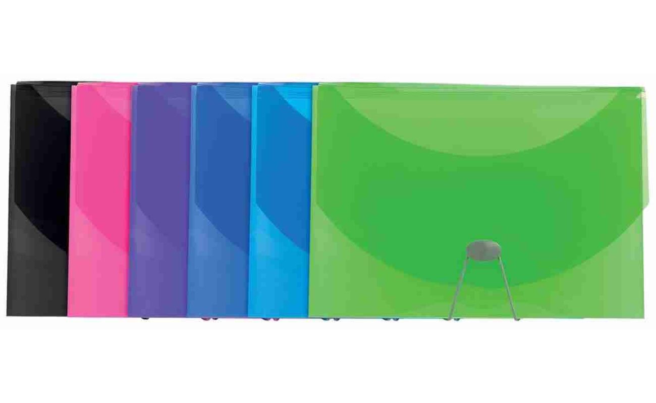 Polypropyleen iderama pp 13-vaks mini-koffersorteerder - 24x32cm - willekeurige kleuren