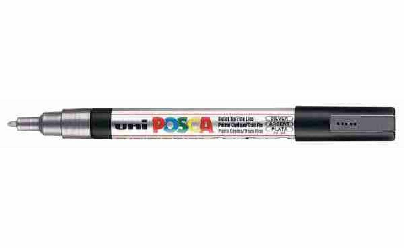 Posca pc-3m argent