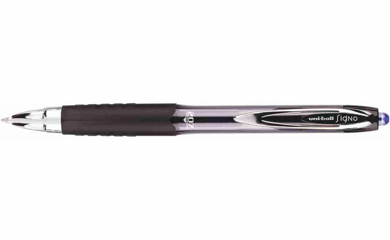 Uni-ball roller rétractable signo rt207 – bleu