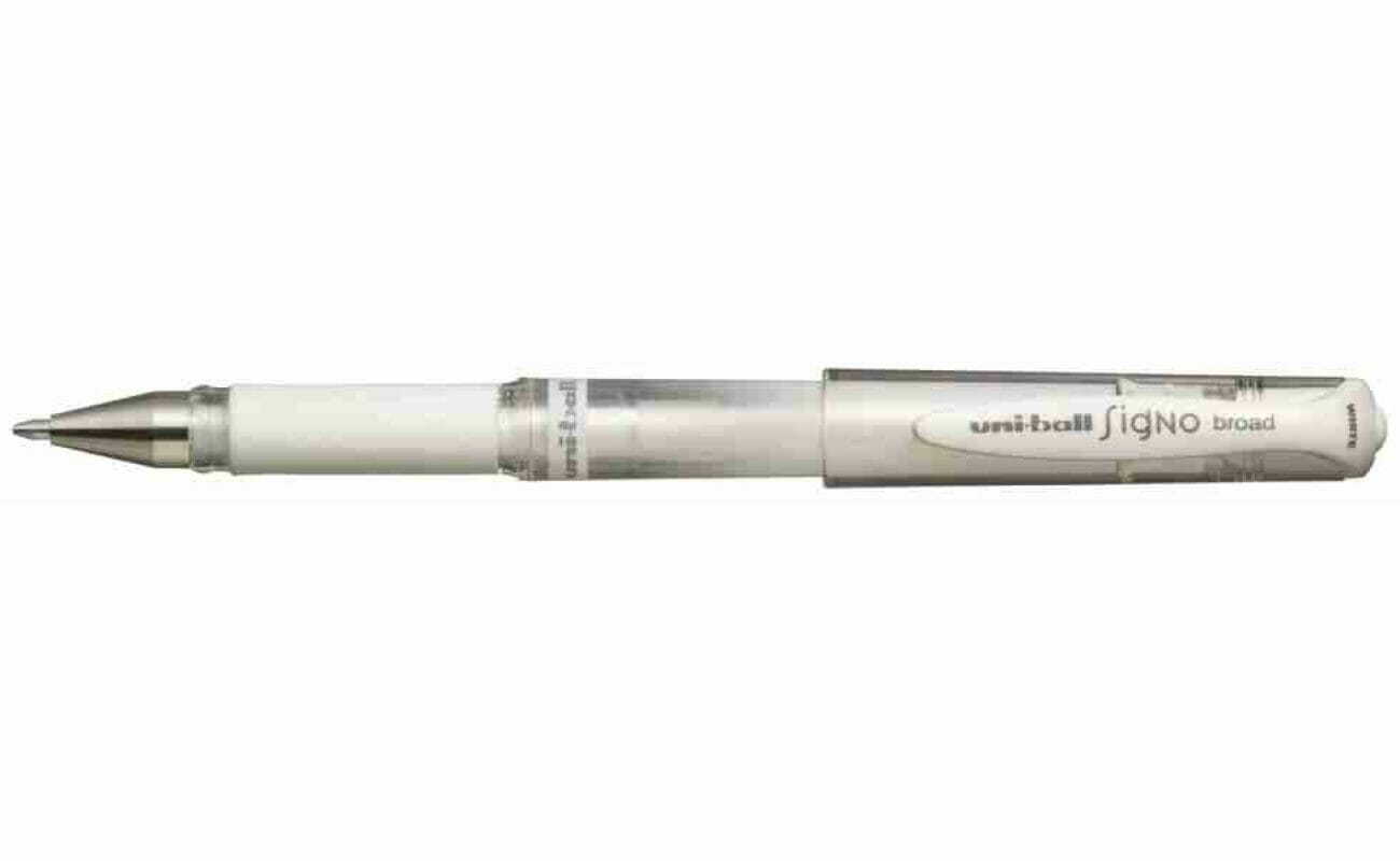 Uni-ball roller signo broad blanc