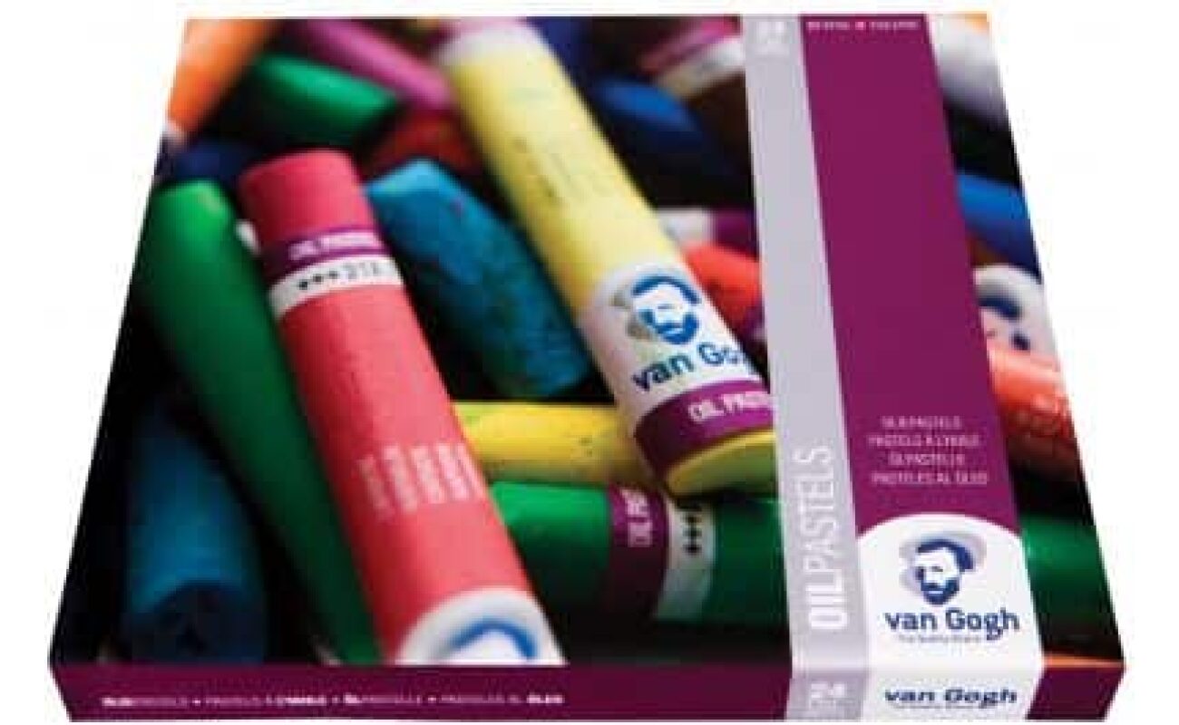 Van gogh pastel à l’huile set de base boîte de 24 pastels