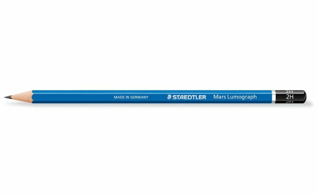 Crayon mars lumograph 2h staedtler – tres haute qualite 100-2h