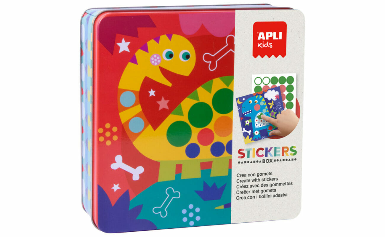 Jeu d’autocollants dinosaure