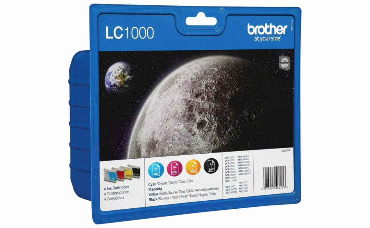Pack lc 1000 brother (4 couleurs) août 2019