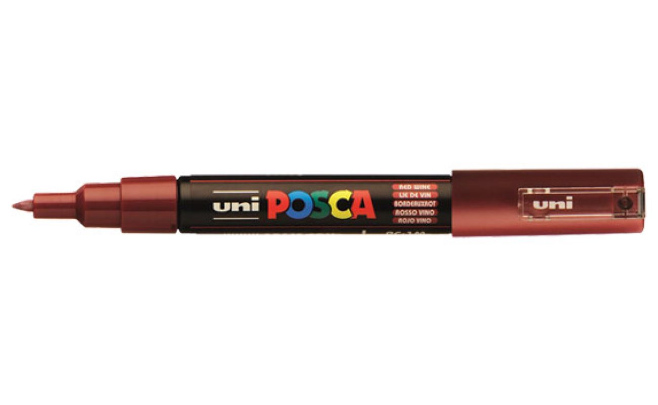 Posca pc-1mc lie de vin