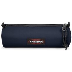 Ronde marineblauwe eastpak koffer