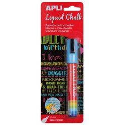 Blauwe uitwisbare krijtstift apli