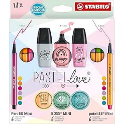 Stabilo pastellove set