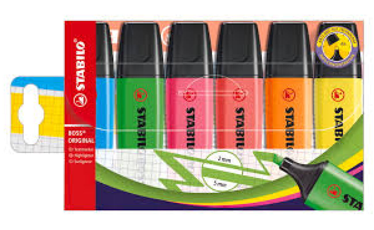 Stabilo baas origineel Set van 6