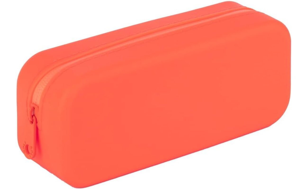Trousse silicone apli néon orange