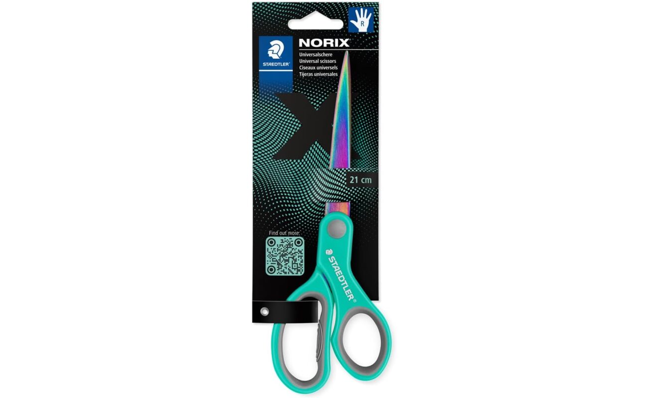 Ciseaux universels staedtler norix 965 (21 cm) – coloris vert menthe