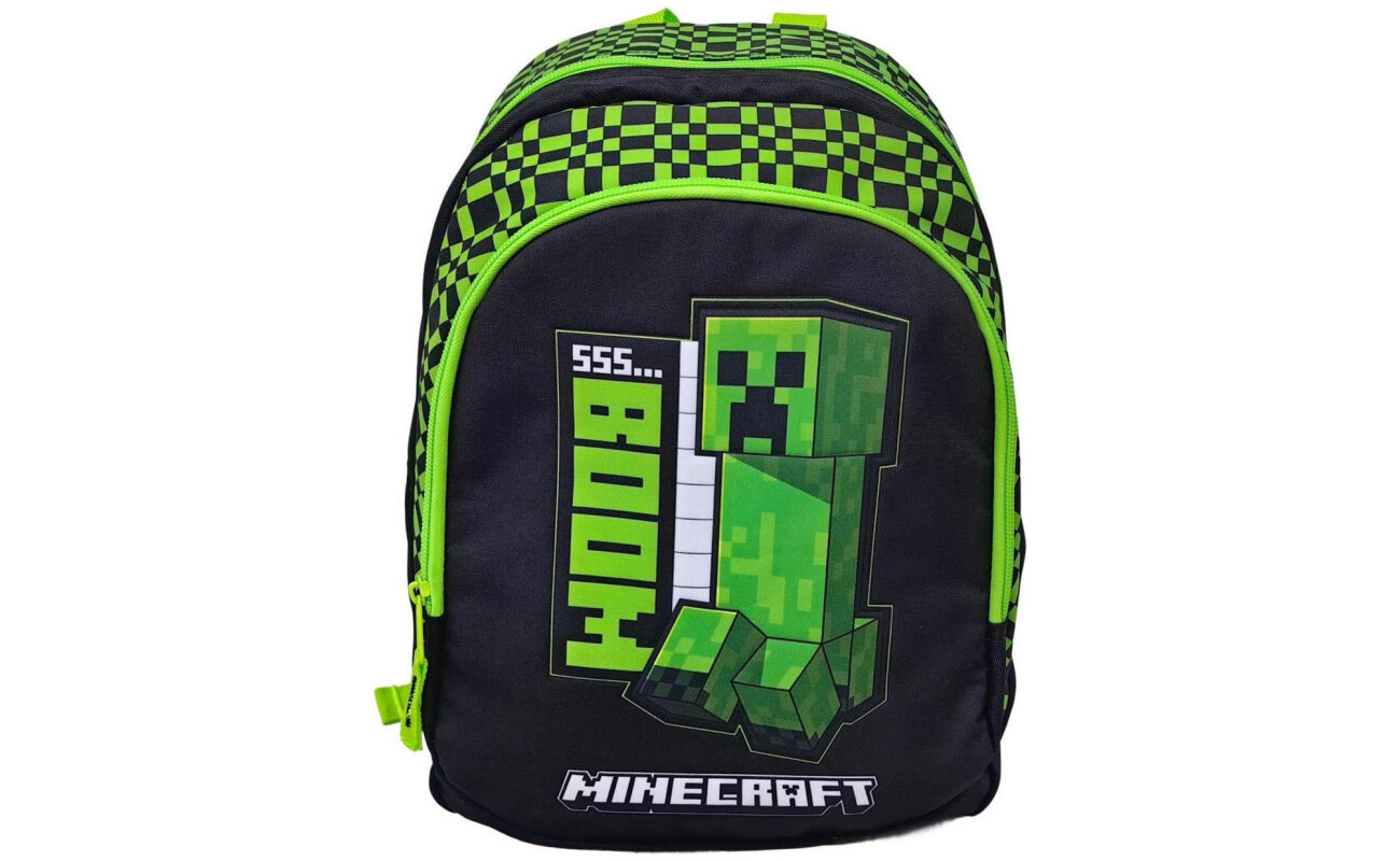 Sac à dos minecraft creeper « sss… boom »