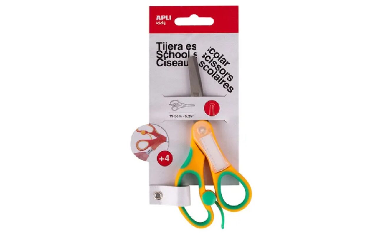 Apli kids school – ciseaux – 135 mm – 4 ans et plus