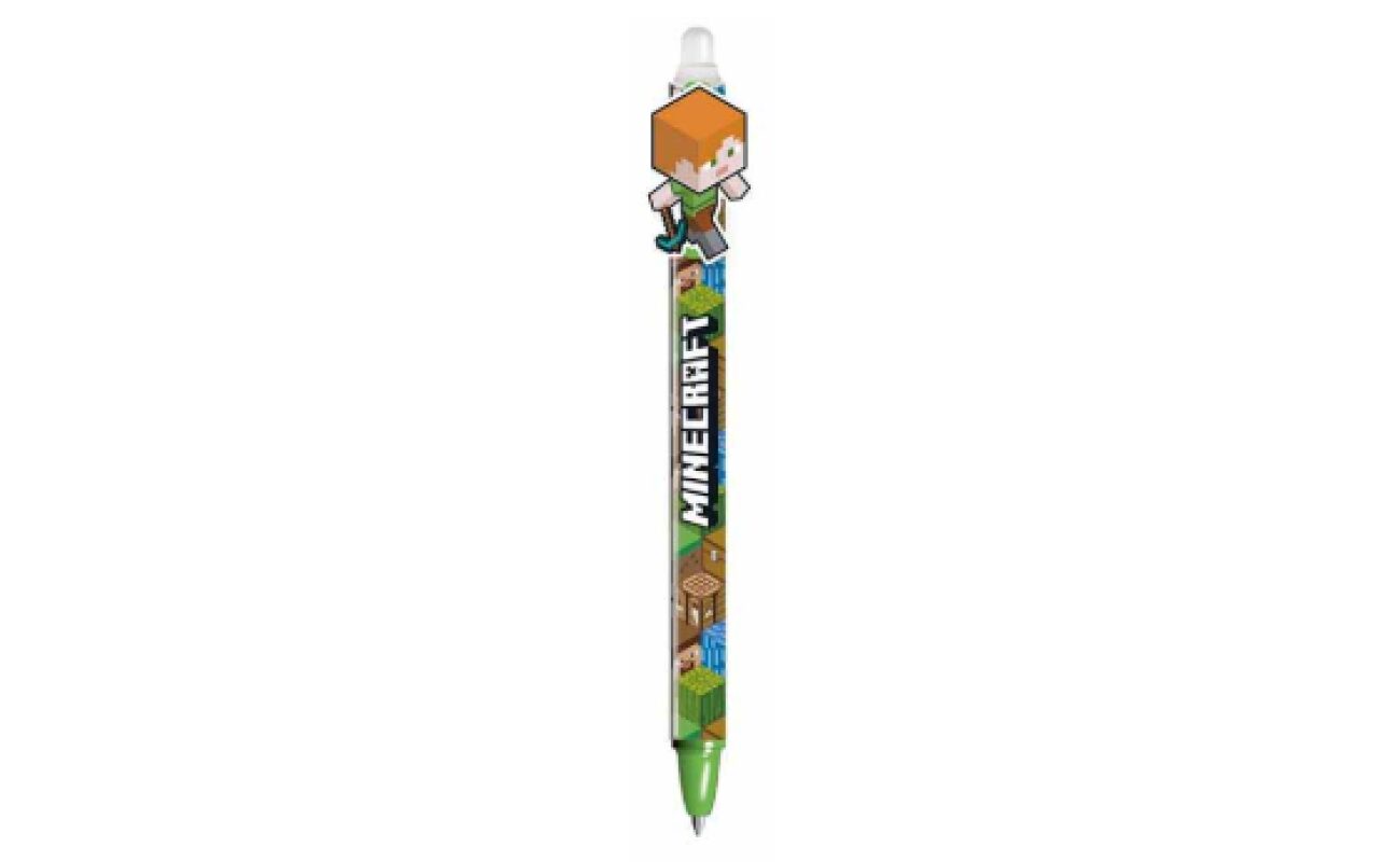 Stylo bille effaçable minecraft – modèle alex