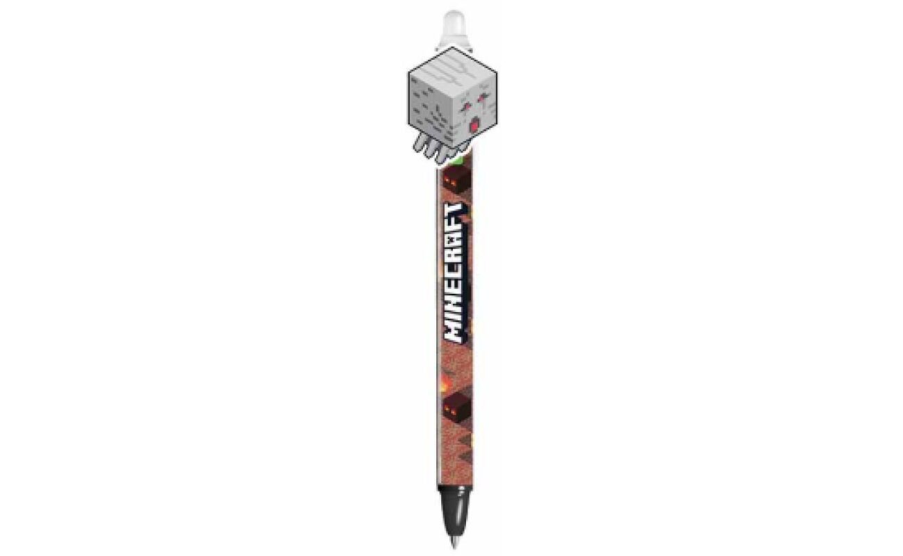Stylo bille effaçable minecraft – modèle ghast