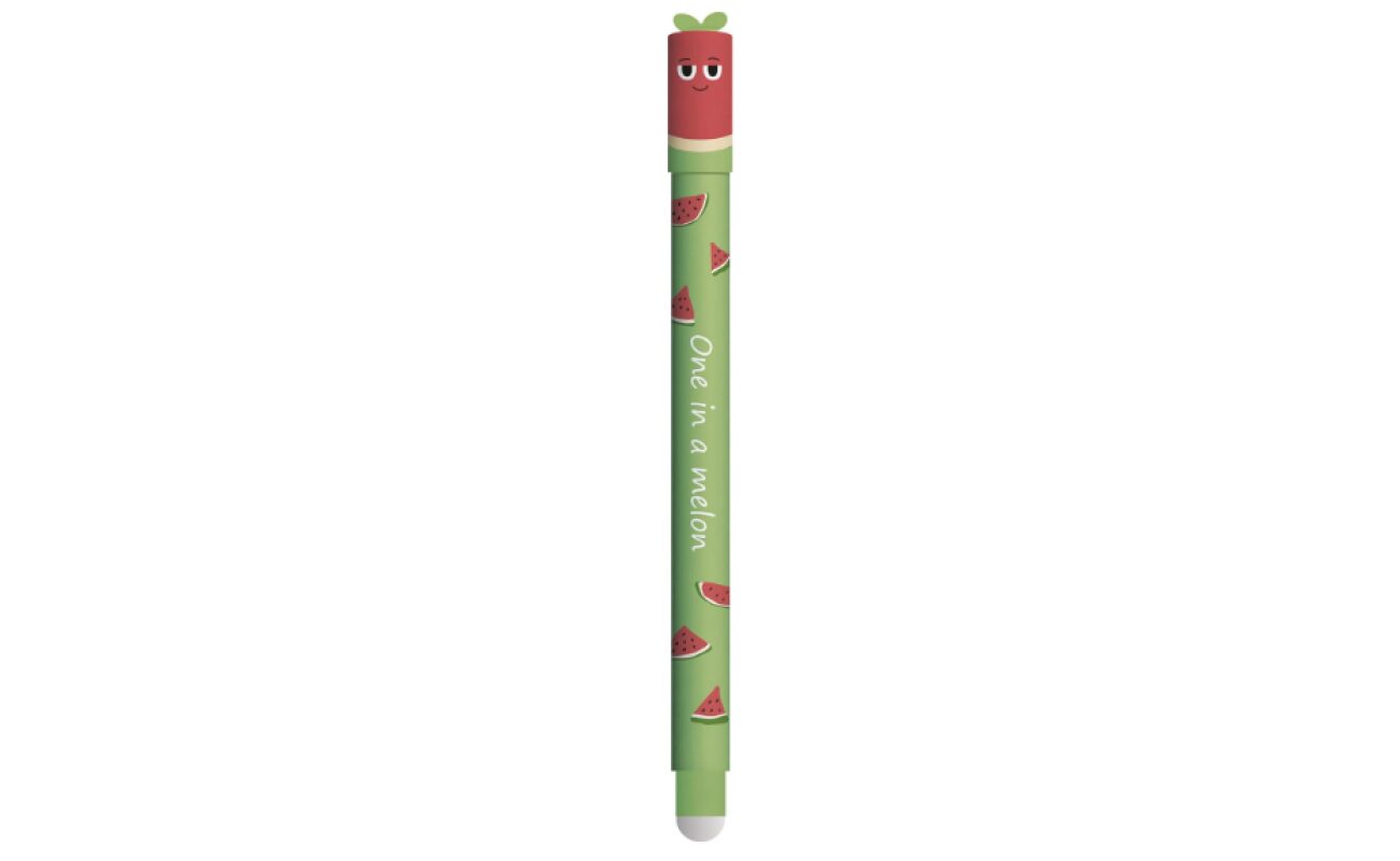 Stylo roller gel effaçable eberhard faber fruity erase it – modèle pastèque